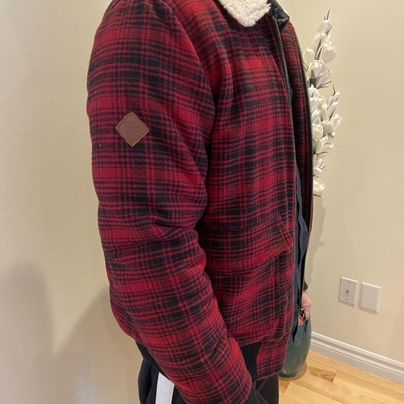 Plaid bomber jacket M - Picture 5 of 7